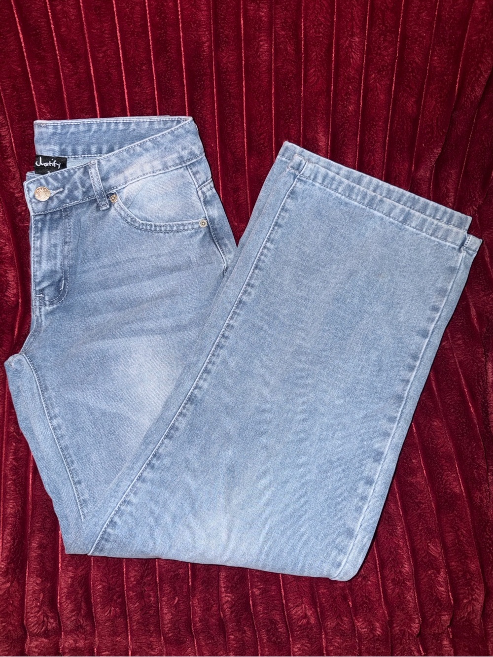 Justify Light Blue Wide Leg  Jeans